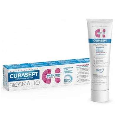 CURASEPT BIOSMALTO DENTIFRICE BABY KID 6 MOIS A 6 ANS SANS FLUOR prix Maroc