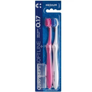 CURASEPT BROSSE A DENTS MEDIUM 017 BI PACK Parapharmacie prix Maroc