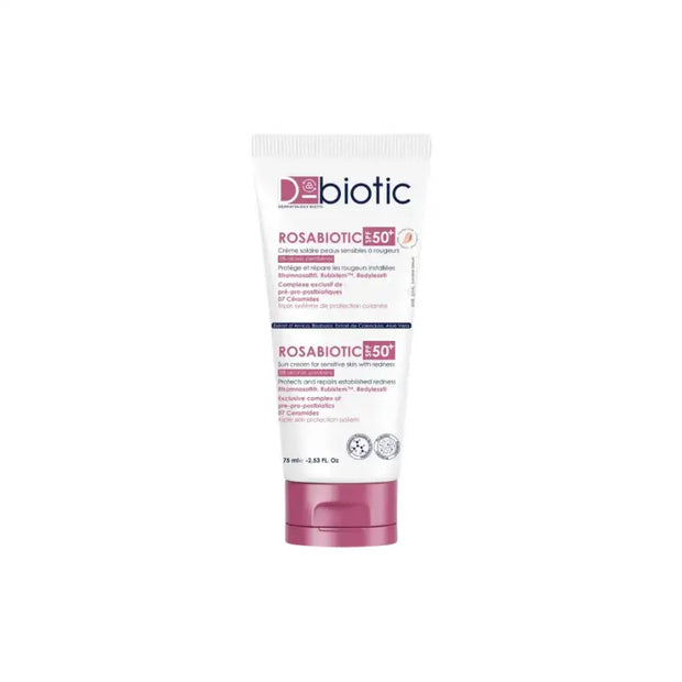 D-Biotic Rosabiotic Crème Solaire Peaux Sensibles à Rougeurs Teintée
