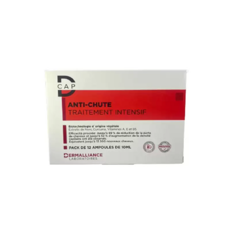 D-CAP AMPOULES TRAITEMENT INTENSIF ANTI-CHUTE 12*10ML prix Maroc