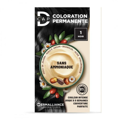 D-CAP COLORATION PERMANENTE N1 NOIR prix Maroc