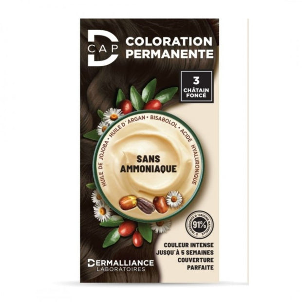 D-Cap Coloration Permanente N3 Chatain Fonce