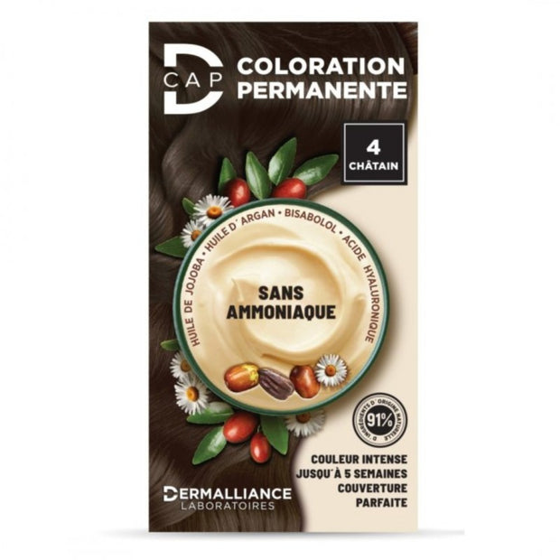 D-Cap Coloration Permanente N4 Chatain
