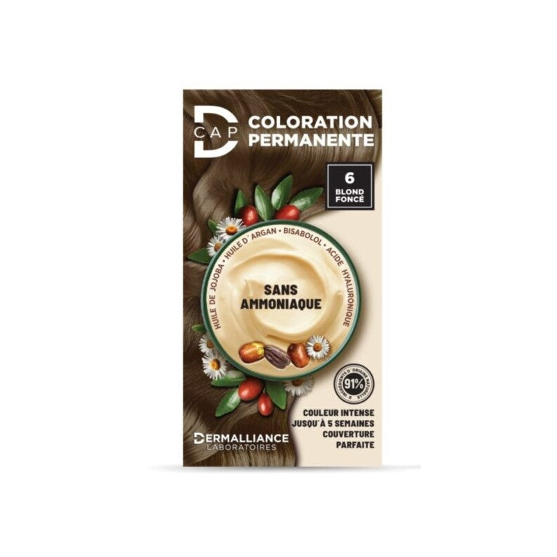 D-CAP COLORATION PERMANENTE N6 BLOND FONCE prix Maroc