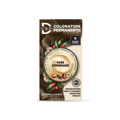 D-CAP COLORATION PERMANENTE N6 BLOND FONCE prix Maroc