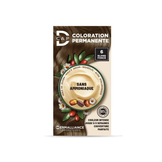 D-Cap Coloration Permanente N6 Blond Fonce
