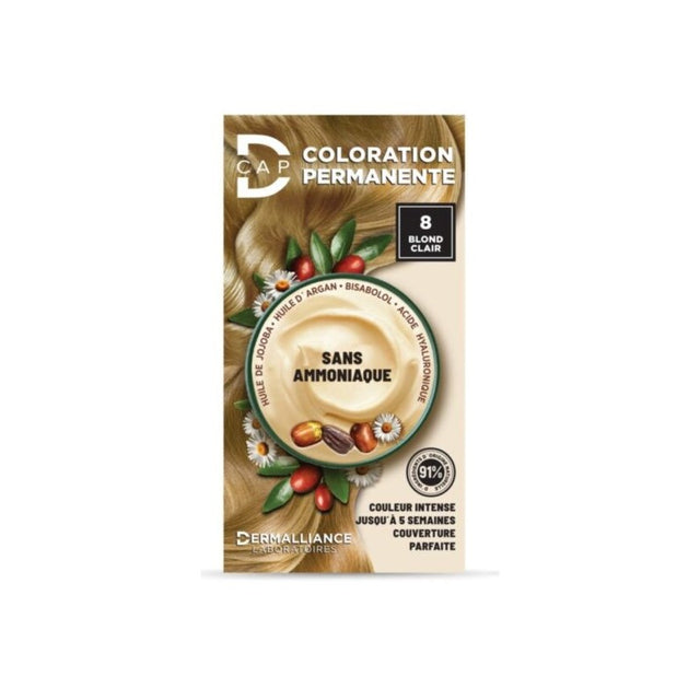 D-CAP COLORATION PERMANENTE N8 BLOND CLAIR prix Maroc