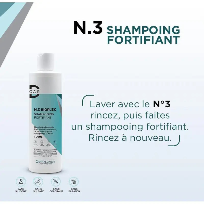 D-CAP N3 BIOPLEX SHAMPOOING FORTIFIANT 300ML