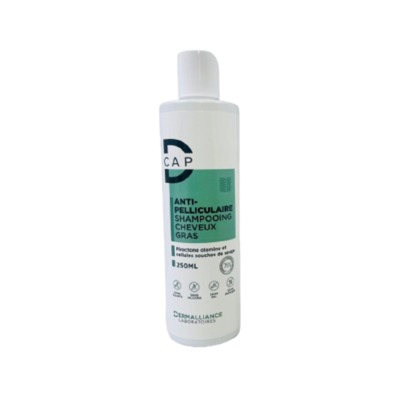 D-Cap Shampooing anti-Pelliculaire Cheveux Gras 250ml