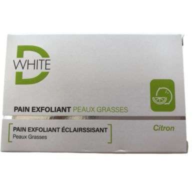 D-WHITE PAIN EXFOLIANT PEAUX GRASSE CITRON Parapharmacie prix Maroc
