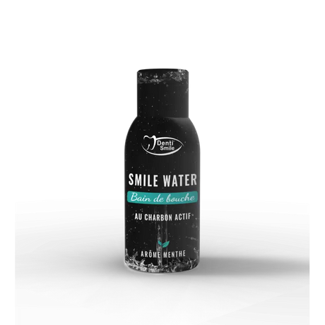 DENTI SMILE Bain De Bouche au charbon actif MENTHE 300 ml prix Maroc