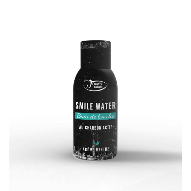 DENTI SMILE Bain De Bouche au charbon actif MENTHE 300 ml prix Maroc