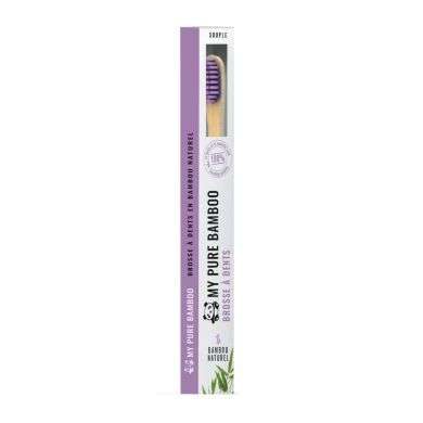 DENTI SMILE BROSSE A DENT BAMBOU SOUPLE MAUVE prix Maroc