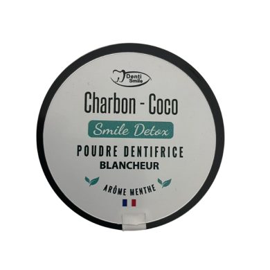 DENTI SMILE CHARBON COCO DETOX POUDRE DENTIFRICE BLANCHEUR 10G prix Maroc
