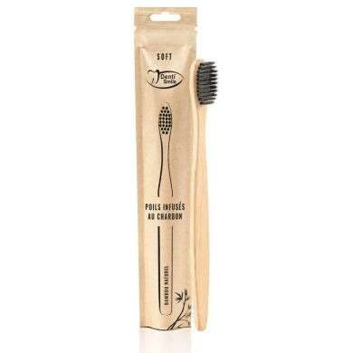 DENTI SMILE BAMBOU NATUREL POILS INFUSES AU CHARBON Parapharmacie prix Maroc