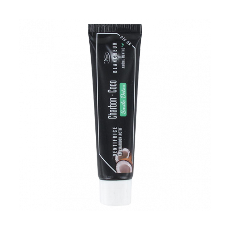 Denti Smile Dentifrice au Charbon Coco Arôme Menthe 100 Gr
