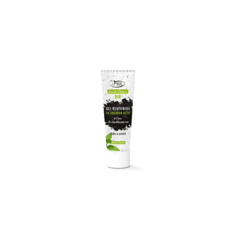 Denti Smile Detox Bio Gel Dentifrice au Charbon Actif Menthe Poivrée