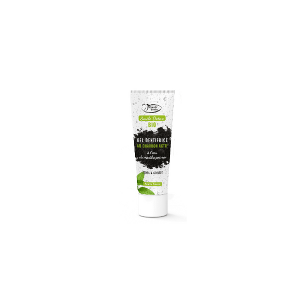 Denti Smile Detox Bio Gel Dentifrice au Charbon Actif Menthe Poivrée