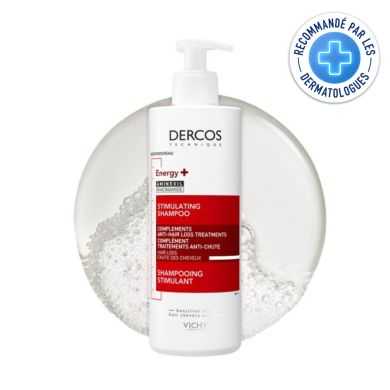 VICHY DERCOS ENERGY + SHAMPOOING STIMULANT ANTI CHUTE 400 ML Parapharmacie prix Maroc