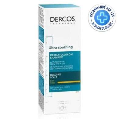 VICHY DERCOS ULTRA APAISANT SHAMPOING CHEVEUX SEC 200ML prix Maroc