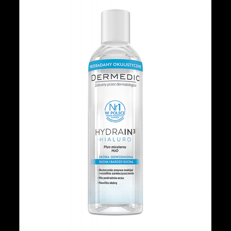 DERMEDIC HYDRAIN 3 HIALURO EAU MICELLAIRE H2O 200ML prix Maroc
