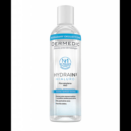 DERMEDIC HYDRAIN 3 HIALURO EAU MICELLAIRE H2O 200ML prix Maroc