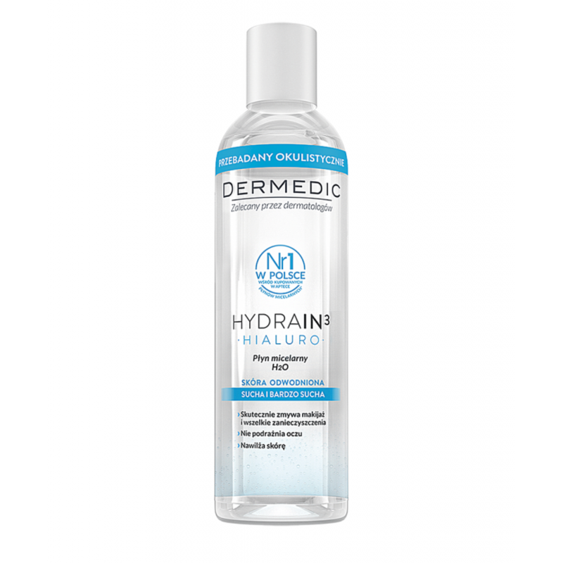 Dermedic Hydrain 3 Hialuro Eau Micellaire H2o 200ml