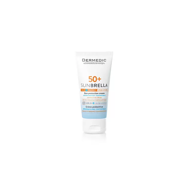 DERMEDIC SUNBRELLA crème solaire peaux à problèmes vasculaires spf 50+ | 50 ml prix Maroc