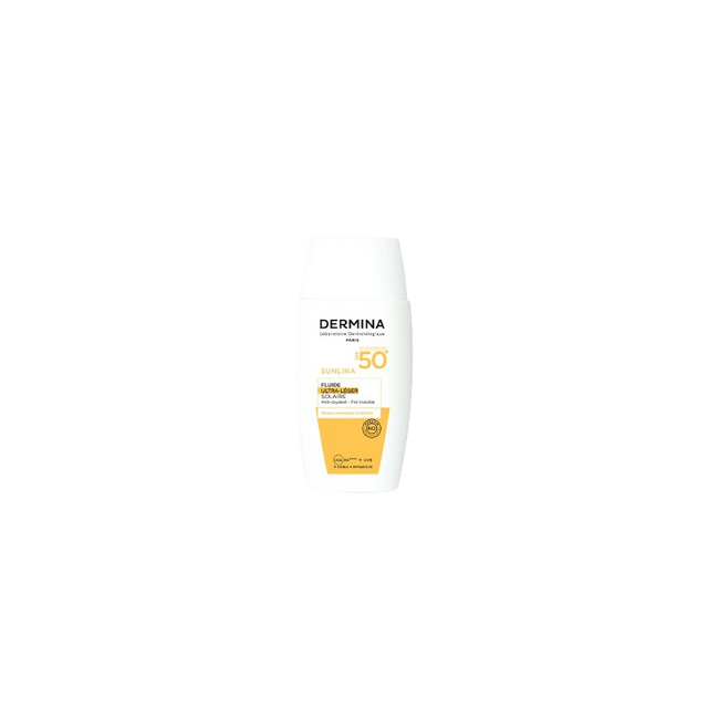 DERMINA SUNLINA fluide ultra léger spf 50 | 50ml prix Maroc