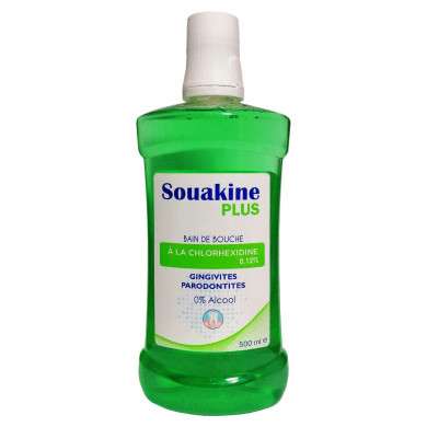 DERMO SOIN SOUAKINE PLUS BAIN DE BOUCHE 500 ML prix Maroc