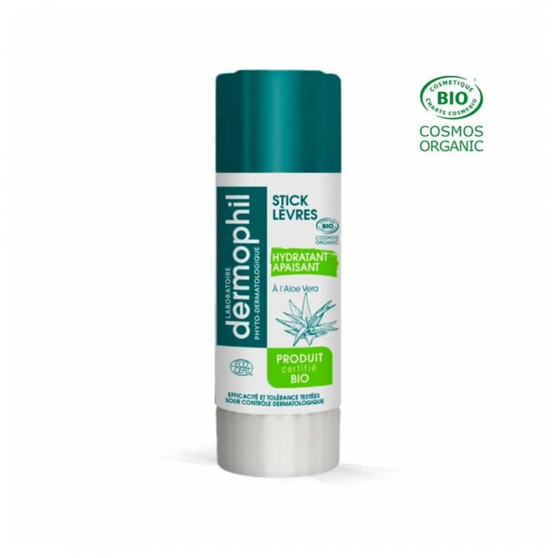 DERMOPHIL BIO STICK A LEVRES A L'ALOE VERA 4G