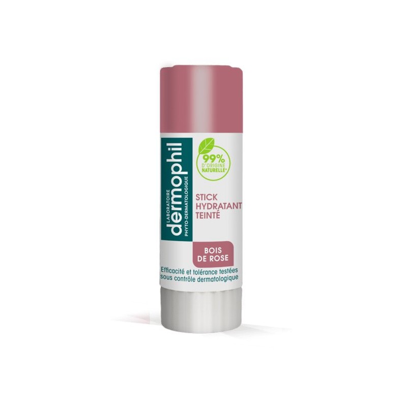 DERMOPHIL STICK HYDRATANT TEINTE BOIS DE ROSE 4G