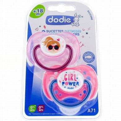 DODIE 2 SUCETTES ANATOMIQUE A71 +18 MOIS Parapharmacie prix Maroc