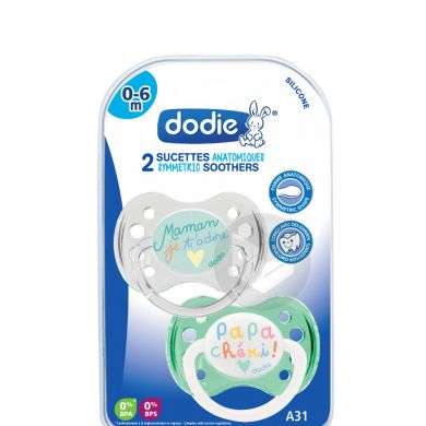 DODIE SUCETTE 0-6 MOIS DUO MAMAN PAPA CHERI A31 prix Maroc