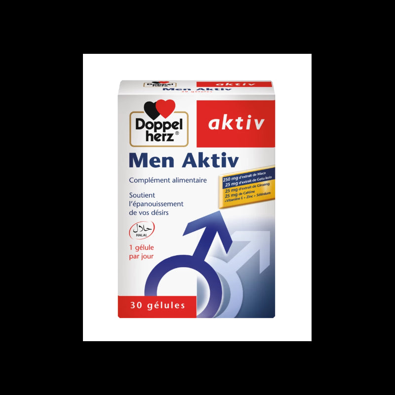 DOPPEL HERZ AKTIV Men Aktiv | 30 gélules