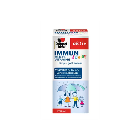 DOPPEL HERZ IMMUN multivitamines Junior sp | 200 ml prix Maroc
