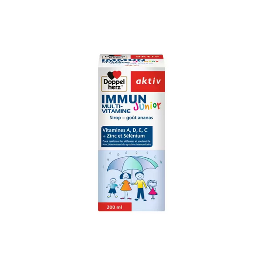 DOPPEL HERZ IMMUN multivitamines Junior sp | 200 ml - prix Maroc