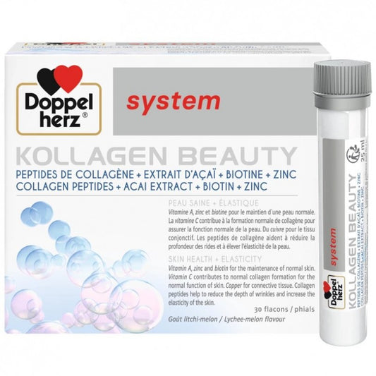 Doppel Herz System Kollagen Beauty 30 Ampoules Buvables