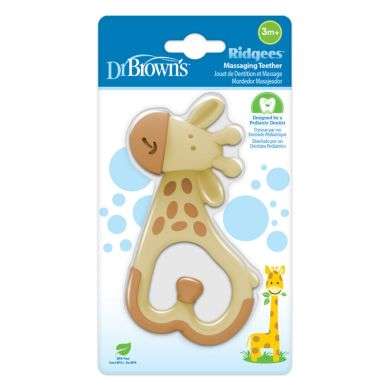 DR BROWNS ANNEAU DE DENTITION RIDGEES GIRAFE 3 MOIS+ Parapharmacie prix Maroc
