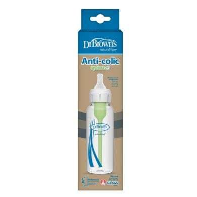 DR BROWNS BIBERON EN VERRE ANTI COLIC OPTION +250 ML COL ETROIT 0M+ Parapharmacie prix Maroc