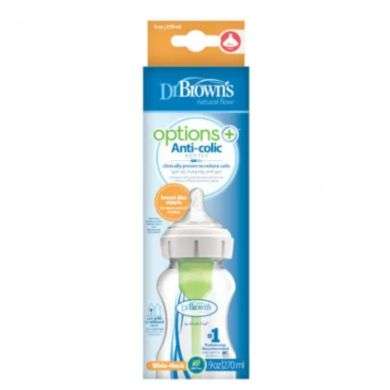 DR BROWN'S BIBERON OPTIONS+ ANTI COLIC COL LARGE 270ML 0 M+ Parapharmacie prix Maroc