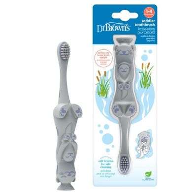 DR BROWNS BROSSE A DENTS BEBE 1-4 ANS LOUTRE Parapharmacie prix Maroc