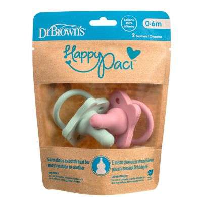DR BROWN'S HAPPYPACI 2 SUCETTES SILICONE 0-6 MOIS prix Maroc