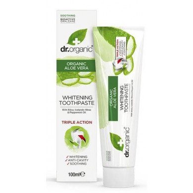 DR ORGANIC DENTIFRICE A L'ALOE VERA 100 ML prix Maroc