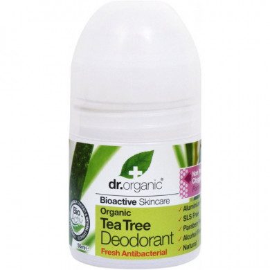 DR ORGANIC DEODORANT AU TEA TREE BIO 50 ML prix Maroc