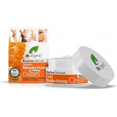 DR ORGANIC MANUKA HONEY RESCUE CREME 50ML prix Maroc