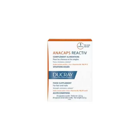 DUCRAY ANACAPS REACTIV | 30 capsules prix Maroc