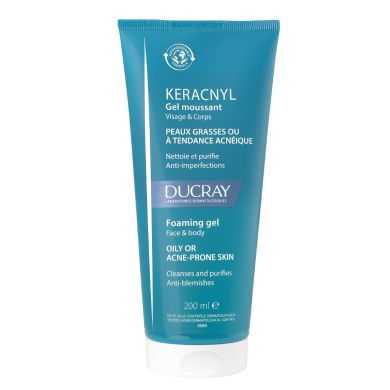 DUCRAY KERACNYL GEL MOUSSANT 200 ML Parapharmacie prix Maroc
