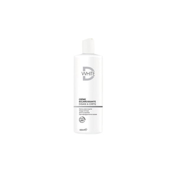 Dwhite Crème Éclaircissante Visage & Corps 400 ml