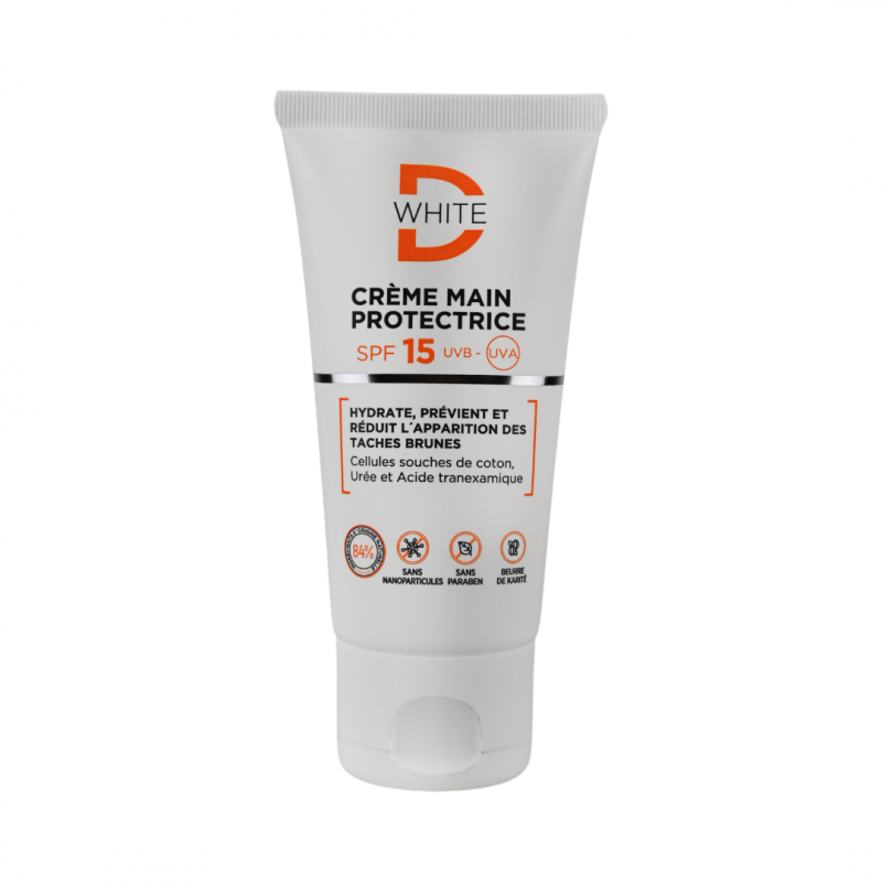 Dwhite Crème Mains Protectrice SPF15 50 ml